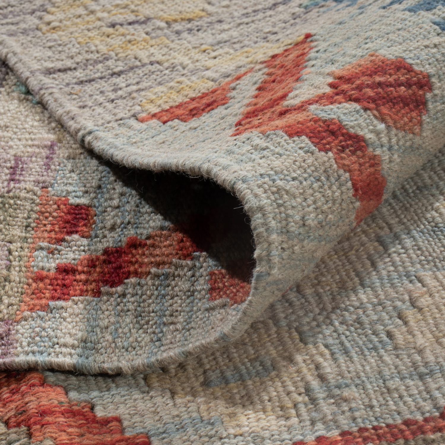 Kelim Rug - Splash - 244 x 167 cm - multicolored