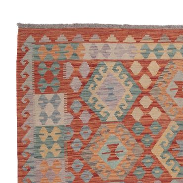 Kelimteppe - Splash - 250 x 181 cm - flerfarget