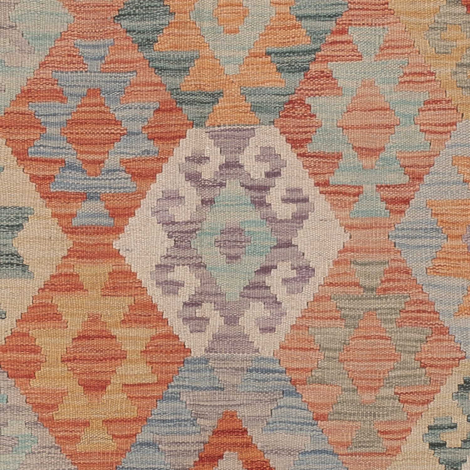 Kelim Rug - Splash - 246 x 179 cm - multicolored