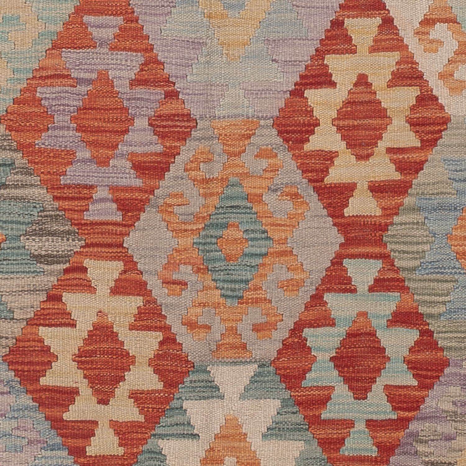 Kelimteppe - Splash - 252 x 178 cm - flerfarget