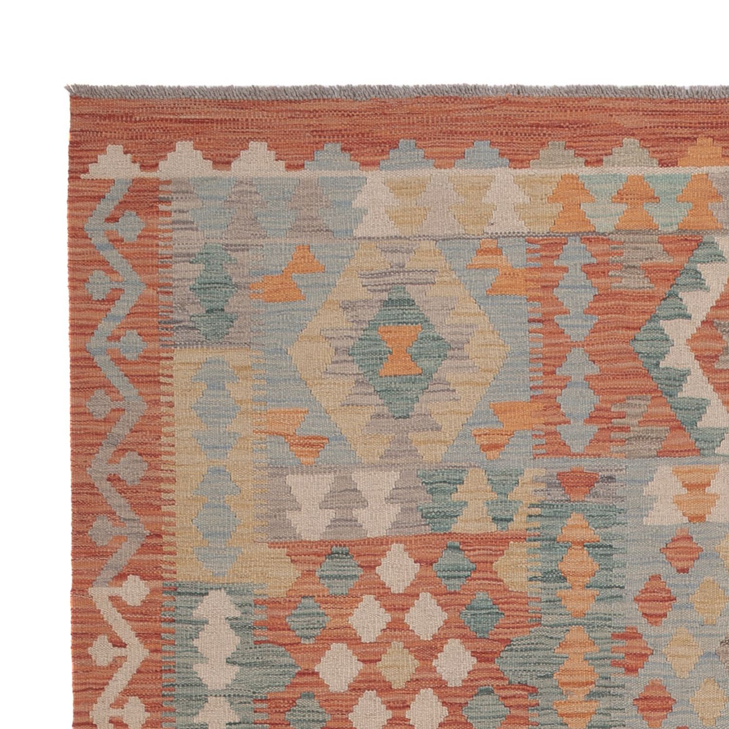 Kelim Rug - Splash - 240 x 176 cm - multicolored