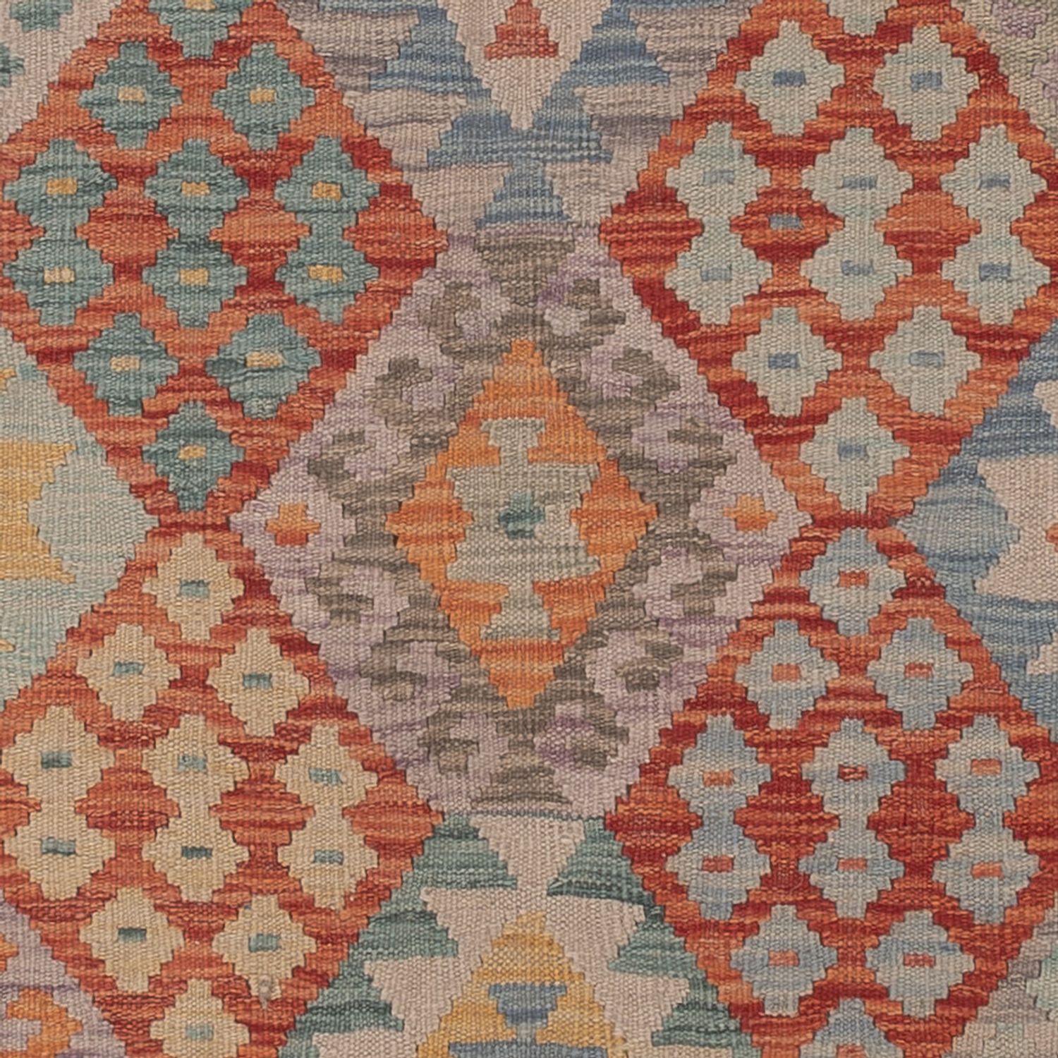 Kelimteppe - Splash - 248 x 180 cm - flerfarget