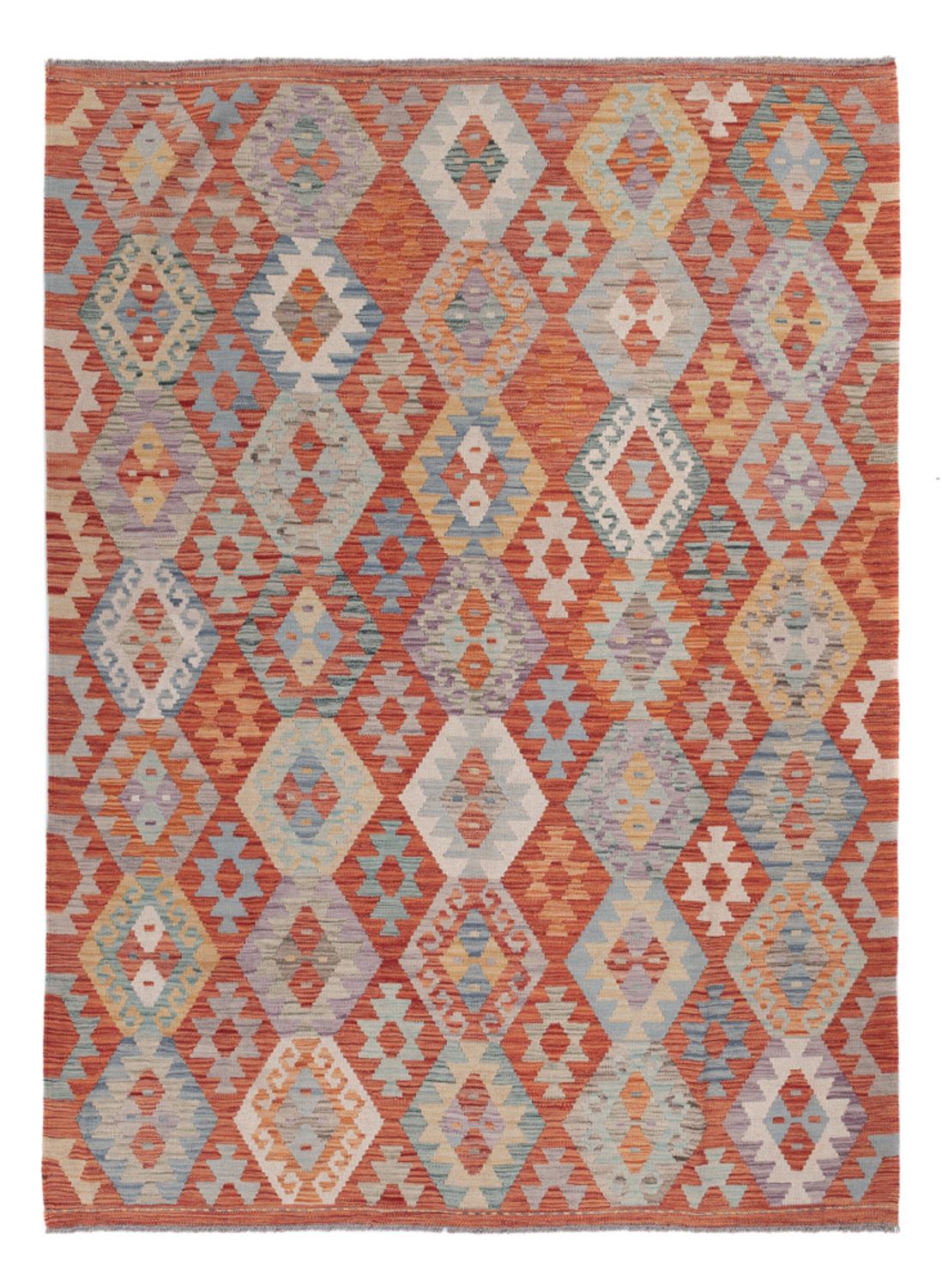 Kelim Rug - Splash - 237 x 178 cm - multicolored