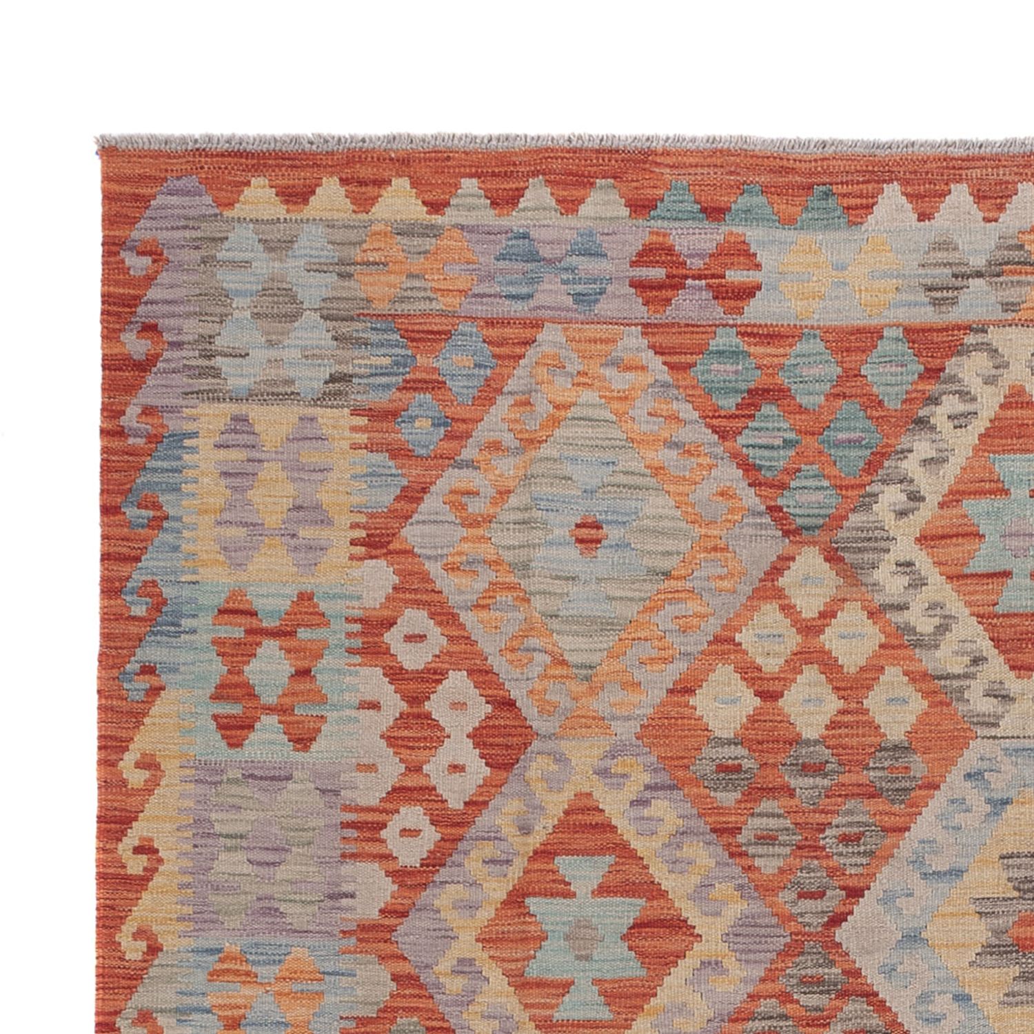 Kelim Rug - Splash - 245 x 185 cm - multicolored