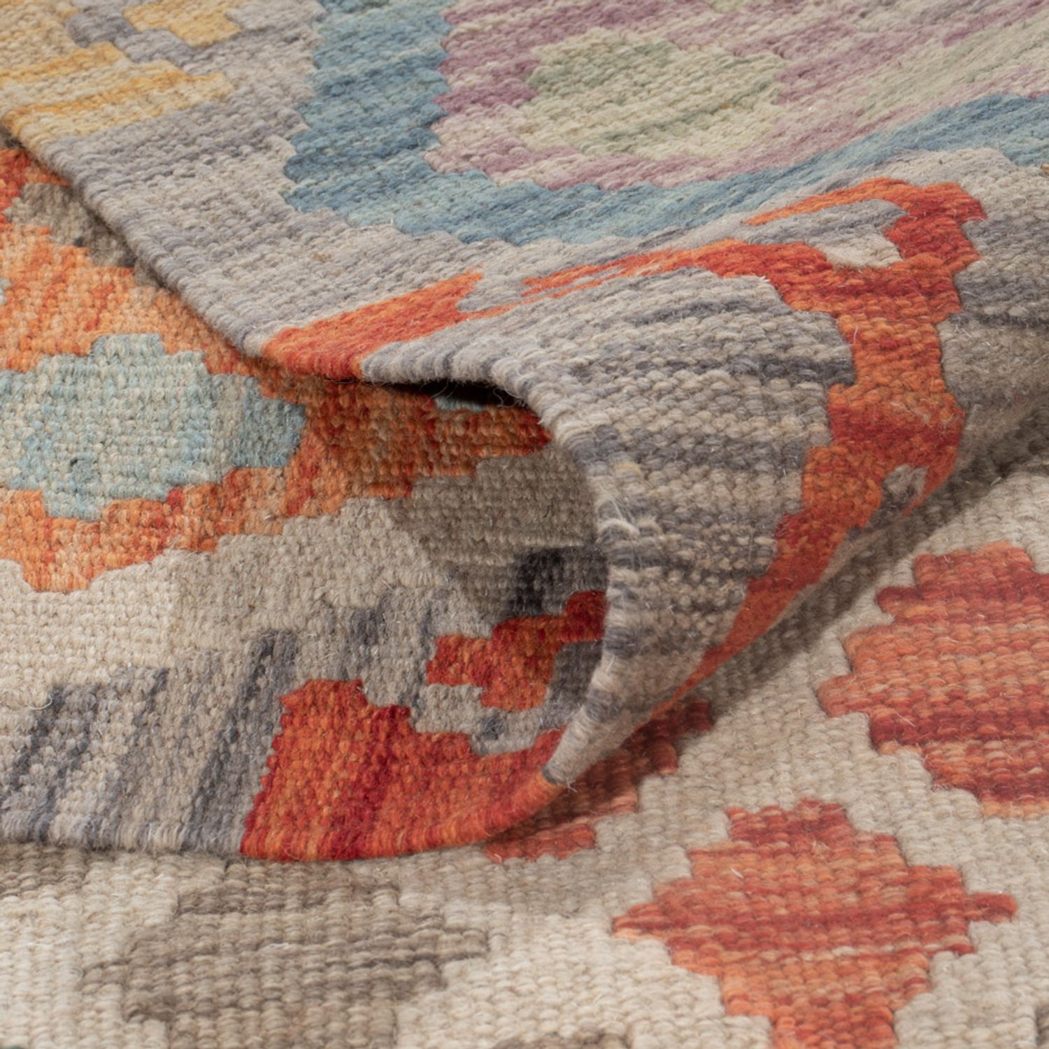 Kelim Rug - Splash - 238 x 176 cm - multicolored