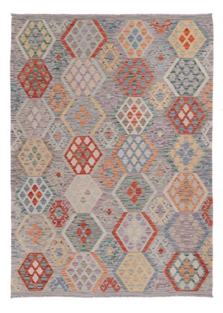 Kelim Rug - Splash - 238 x 176 cm - multicolored