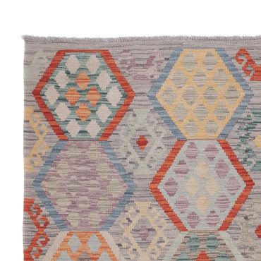 Kelim Rug - Splash - 238 x 176 cm - multicolored