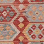 Kelim Rug - Splash - 193 x 149 cm - multicolored