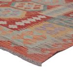 Kelim Rug - Splash - 193 x 149 cm - multicolored