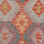 Kelim Rug - Splash - 196 x 147 cm - multicolored