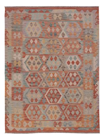 Kelim Rug - Splash - 195 x 147 cm - multicolored