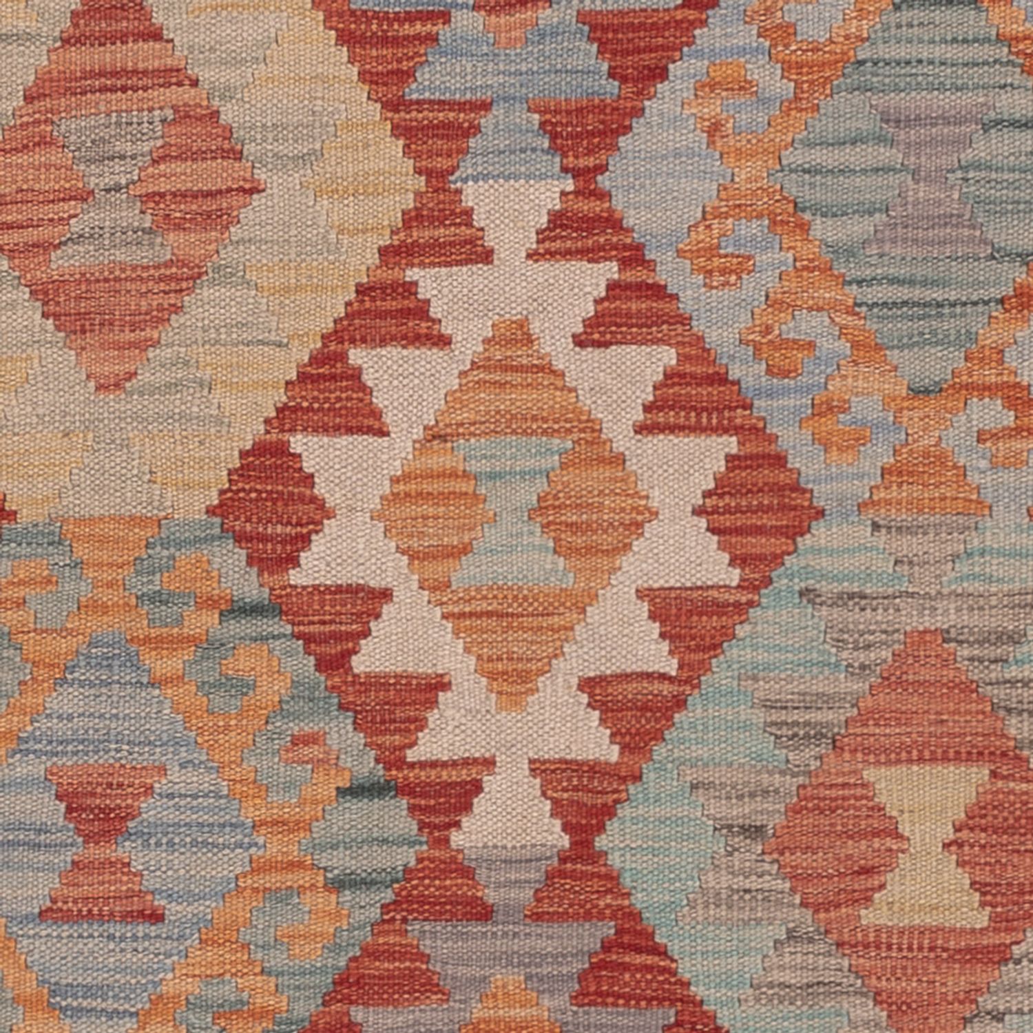 Kelim Rug - Splash - 202 x 156 cm - multicolored