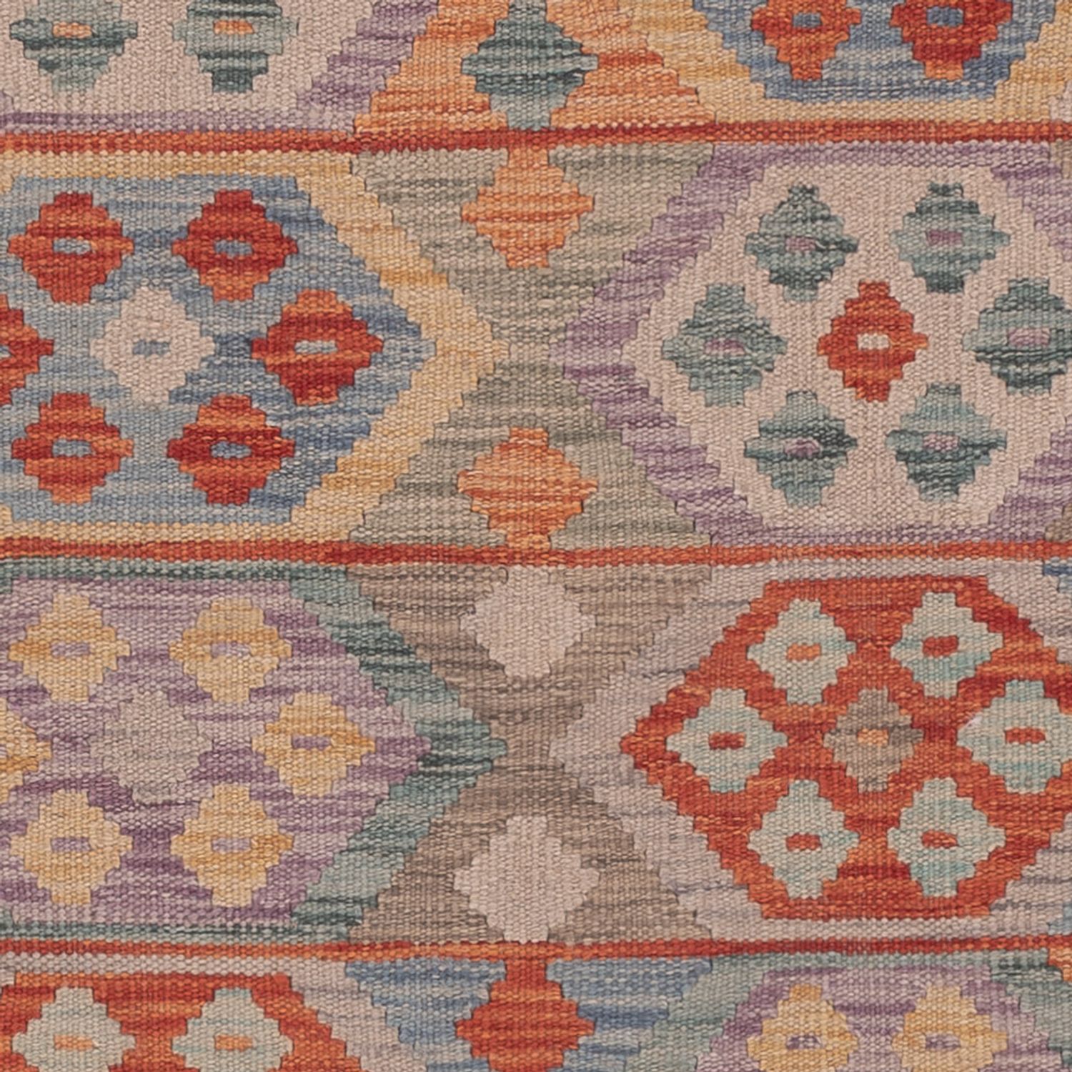 Kelim Rug - Splash - 196 x 150 cm - multicolored