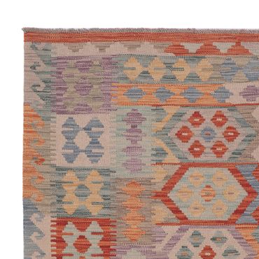 Kelim Rug - Splash - 196 x 150 cm - multicolored