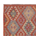 Kelim Rug - Splash - 201 x 158 cm - multicolored