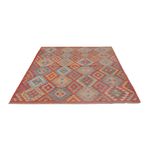 Kelim Rug - Splash - 201 x 158 cm - multicolored