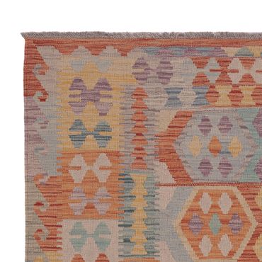 Kelim Rug - Splash - 198 x 149 cm - multicolored