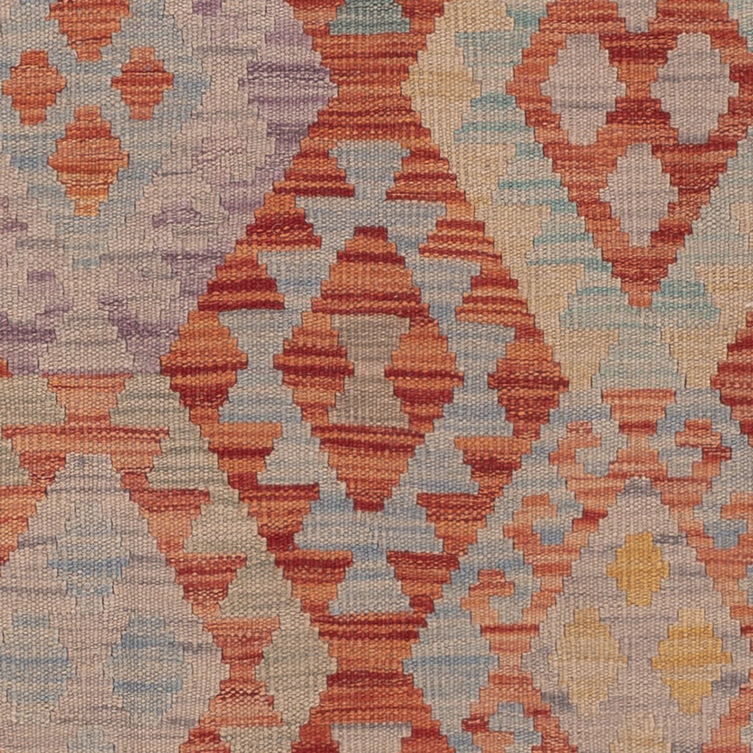 Kelimteppe - Splash - 192 x 151 cm - flerfarget