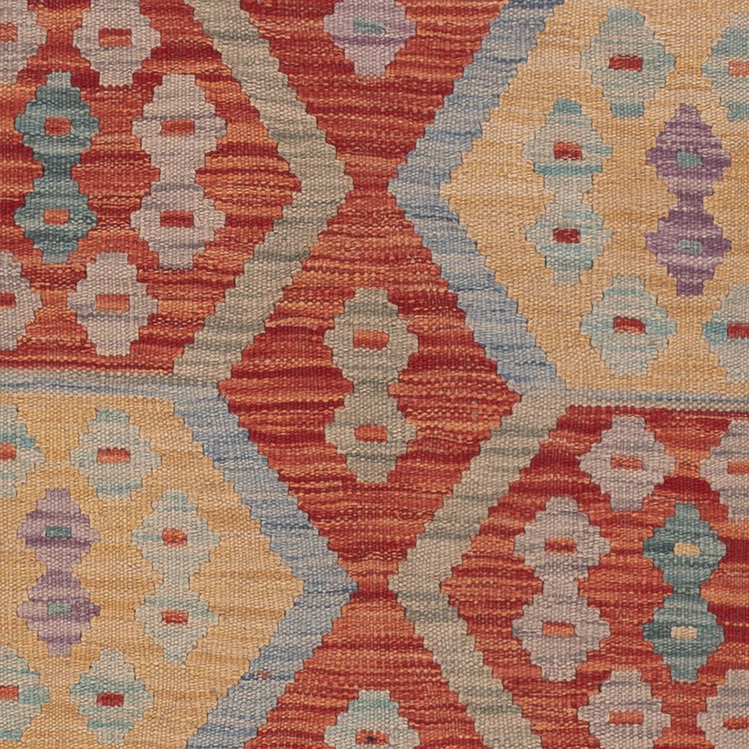 Kelim Teppich - Splash - 197 x 150 cm - mehrfarbig