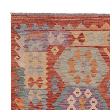 Kelim Rug - Splash - 197 x 150 cm - multicolored