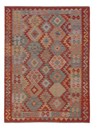 Kelim Rug - Splash - 195 x 145 cm - multicolored