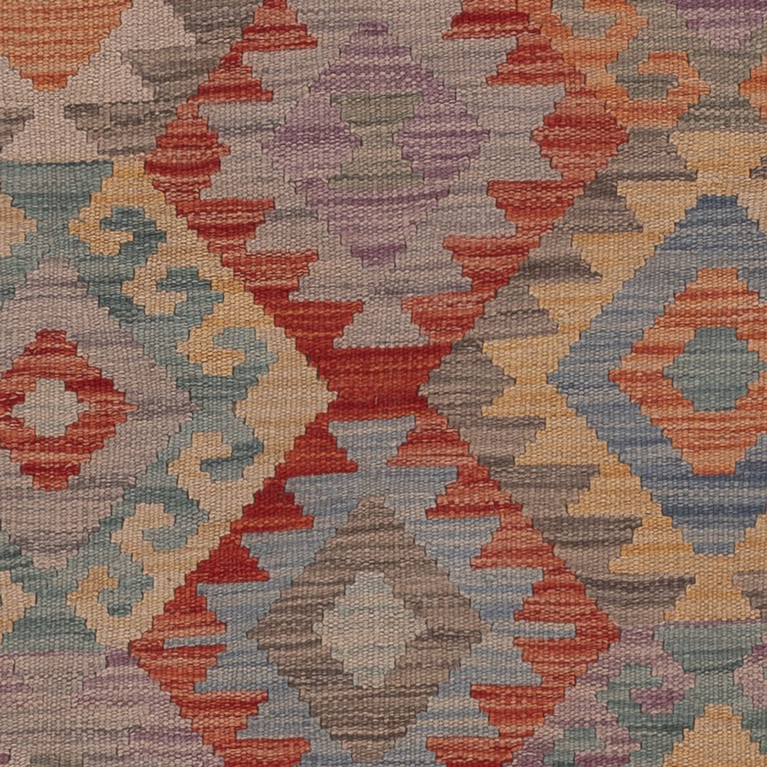 Kelimteppe - Splash - 192 x 150 cm - flerfarget