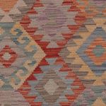 Kelimteppe - Splash - 192 x 150 cm - flerfarget