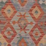 Kelim Rug - Splash - 198 x 152 cm - multicolored