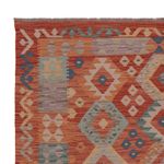 Kelim Rug - Splash - 198 x 154 cm - multicolored