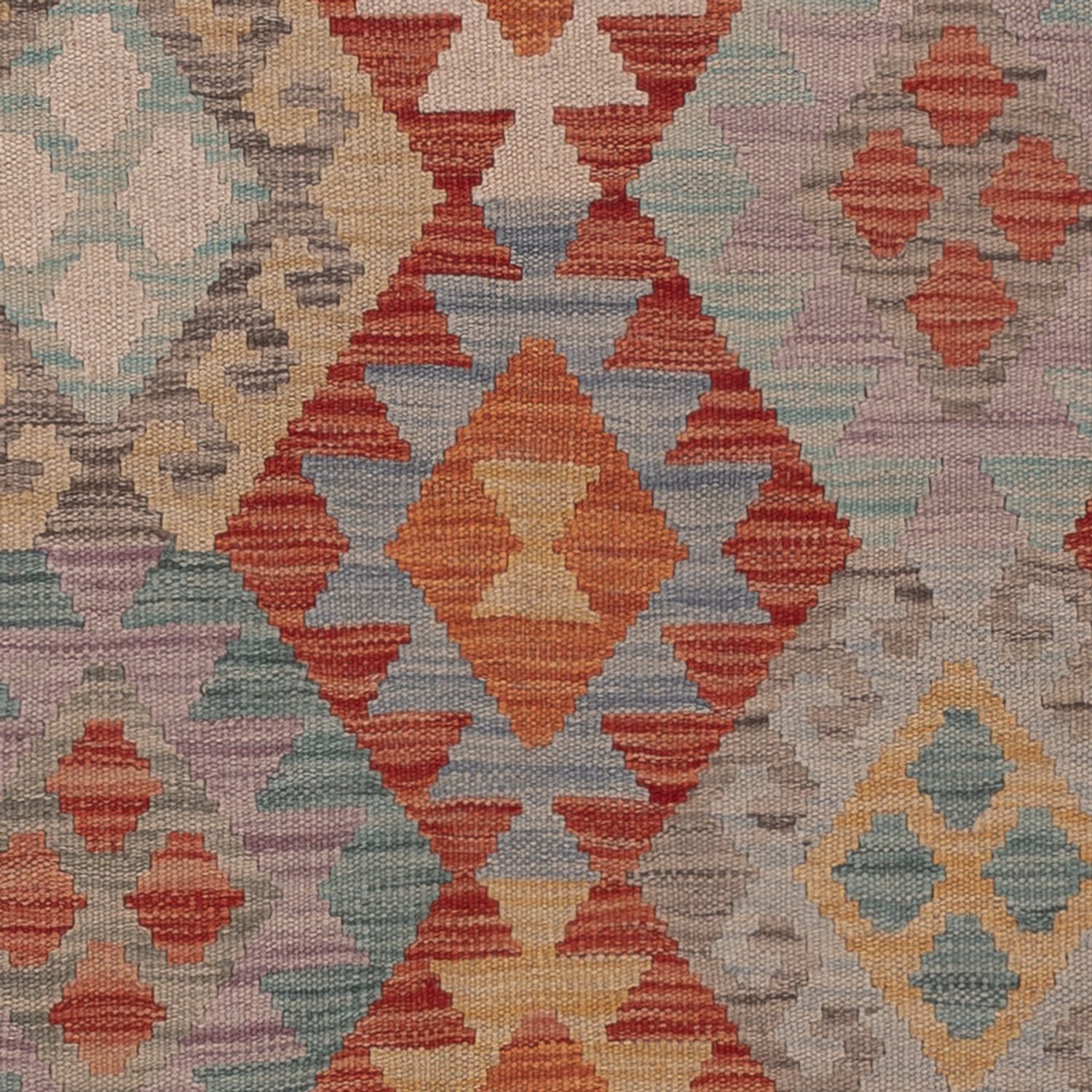 Kelim Rug - Splash - 200 x 154 cm - multicolored