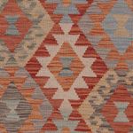 Kelimteppe - Splash - 200 x 153 cm - flerfarget