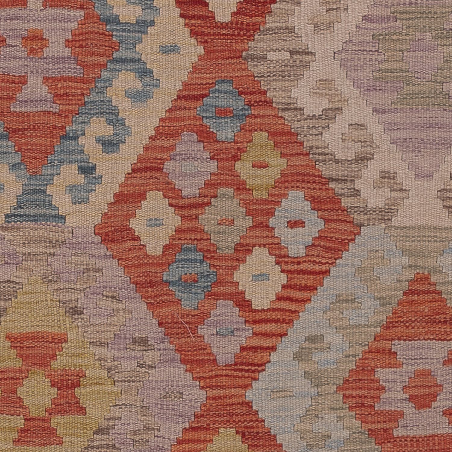 Kelim Rug - Splash - 191 x 145 cm - multicolored