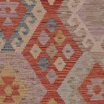 Kelim Rug - Splash - 191 x 145 cm - multicolored