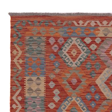 Kelim Rug - Splash - 198 x 151 cm - multicolored