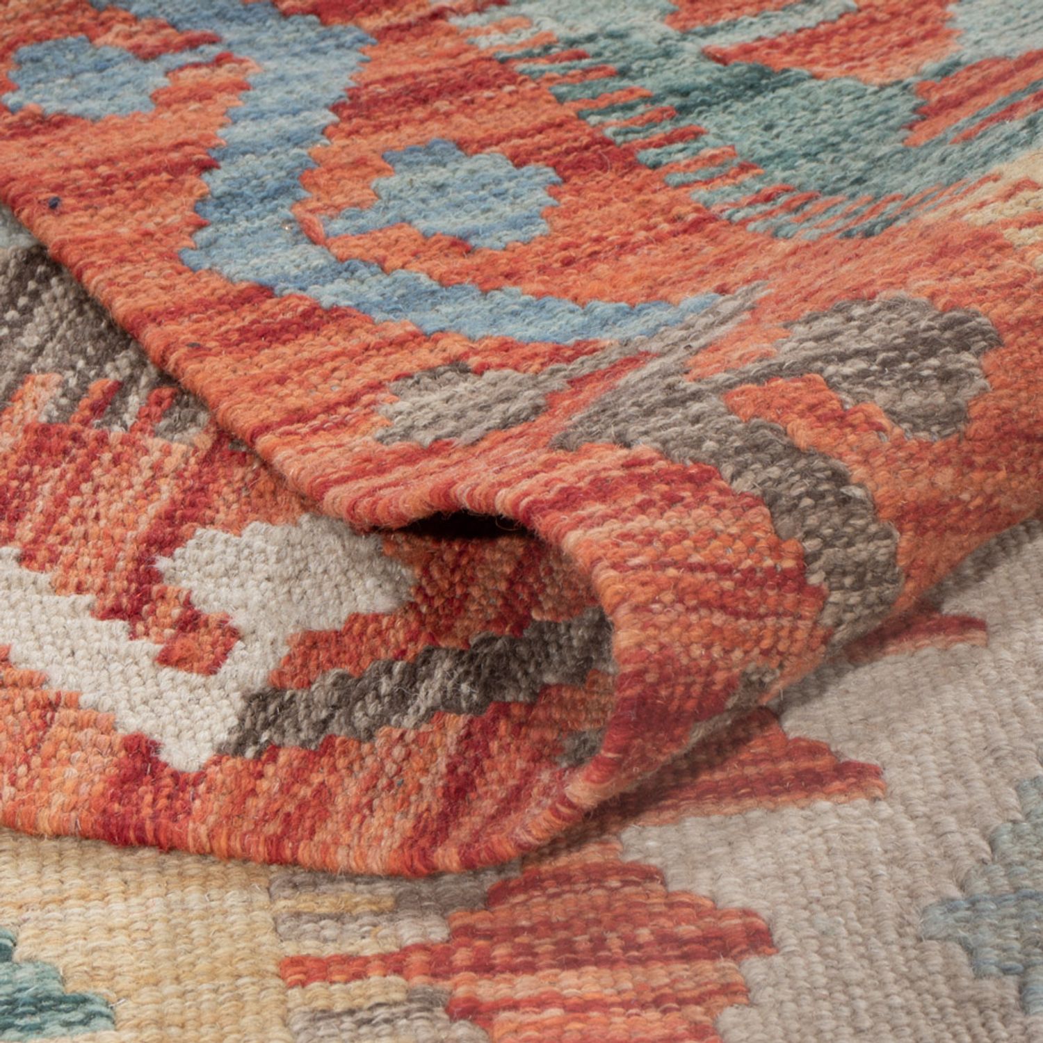 Kelim Rug - Splash - 240 x 172 cm - multicolored