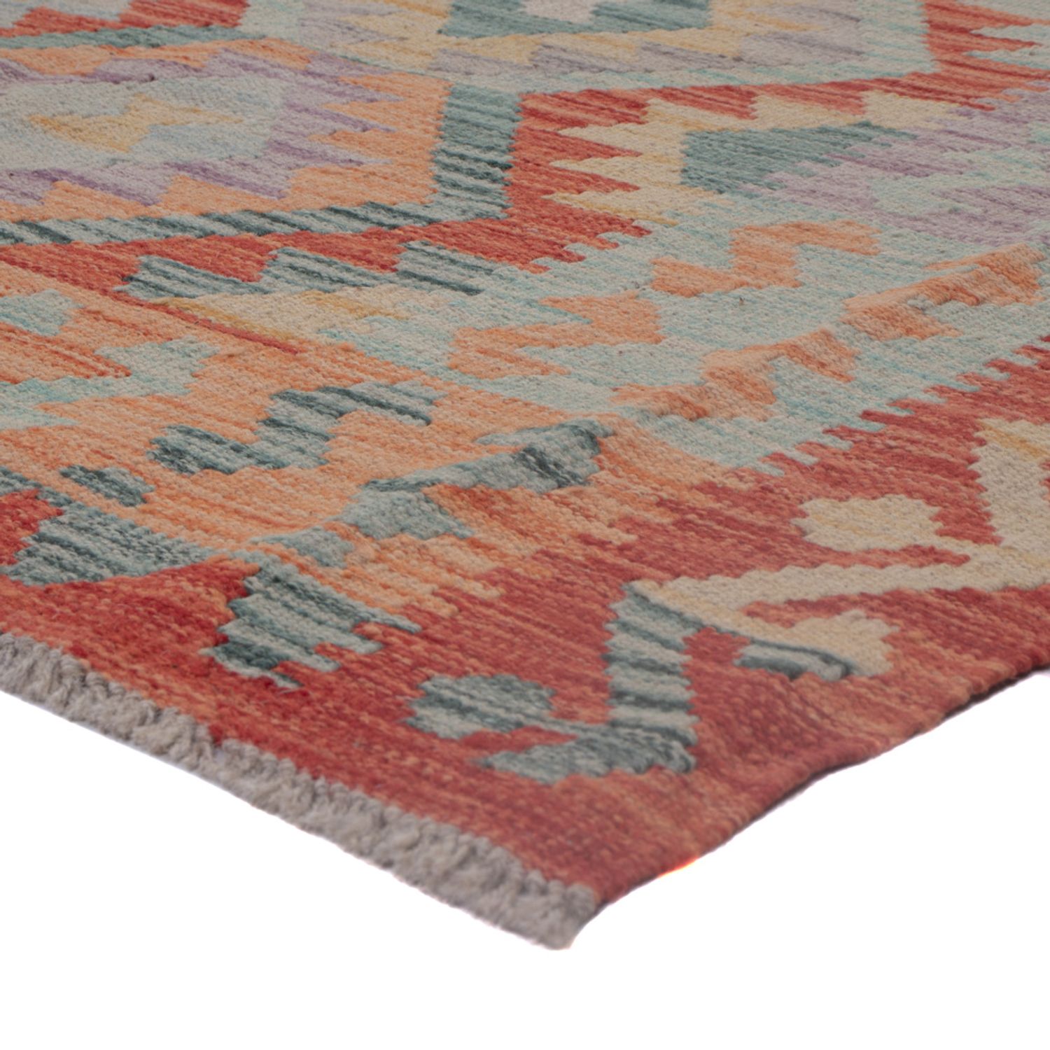 Kelim Rug - Splash - 196 x 149 cm - multicolored