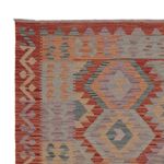 Kelim Rug - Splash - 196 x 149 cm - multicolored