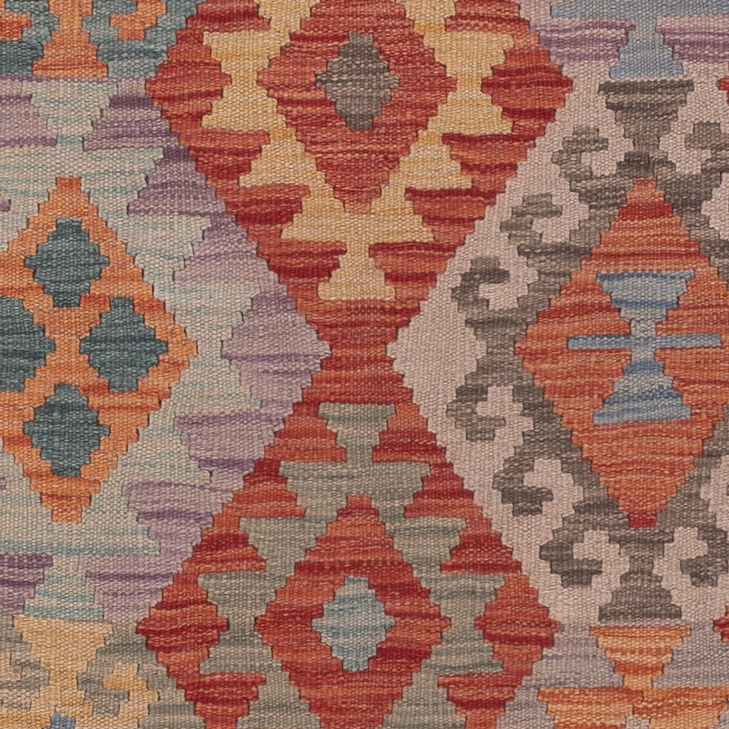 Kelim Rug - Splash - 200 x 155 cm - multicolored