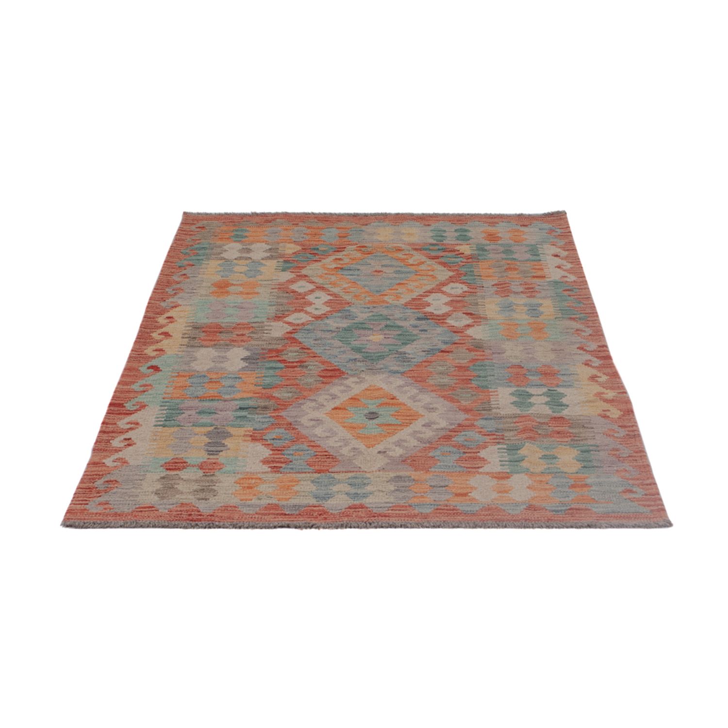Kelim Rug - Splash - 149 x 102 cm - multicolored