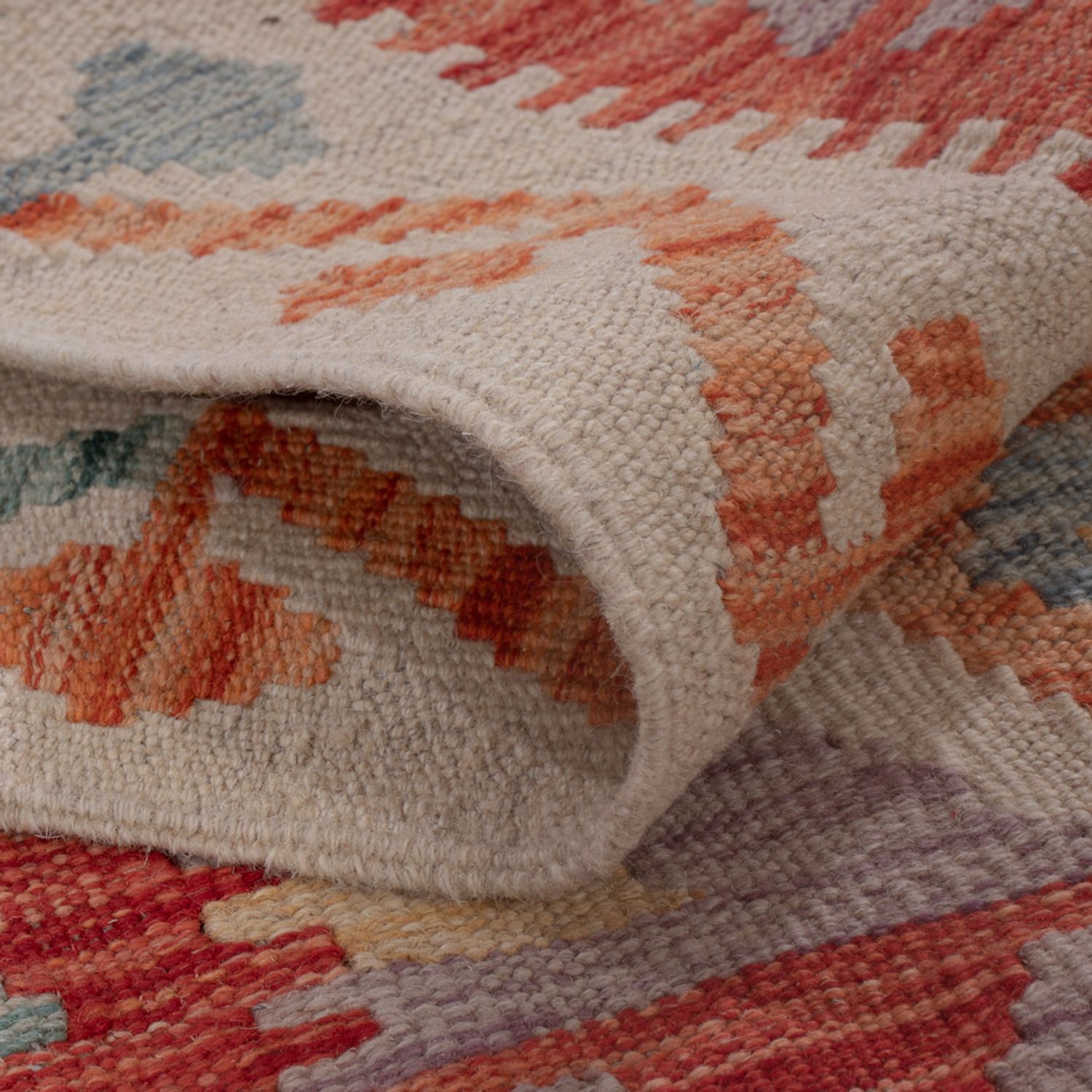 Kelimteppe - Splash - 150 x 98 cm - flerfarget