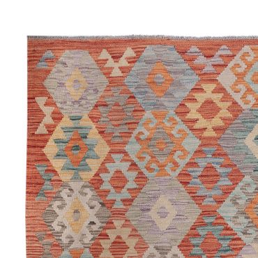 Kelimteppe - Splash - 243 x 179 cm - flerfarget