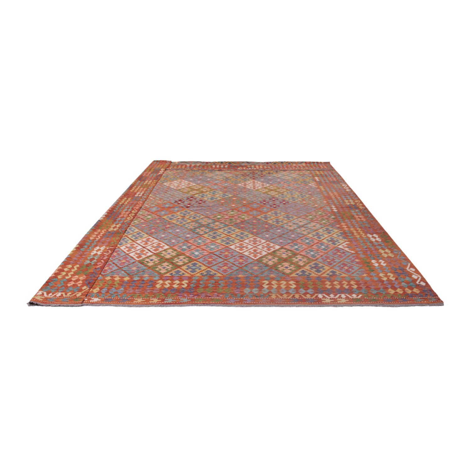 Runner Kelim Rug - Splash - 507 x 360 cm - multicolored