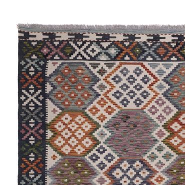 Kelim Rug - Splash - 291 x 207 cm - multicolored