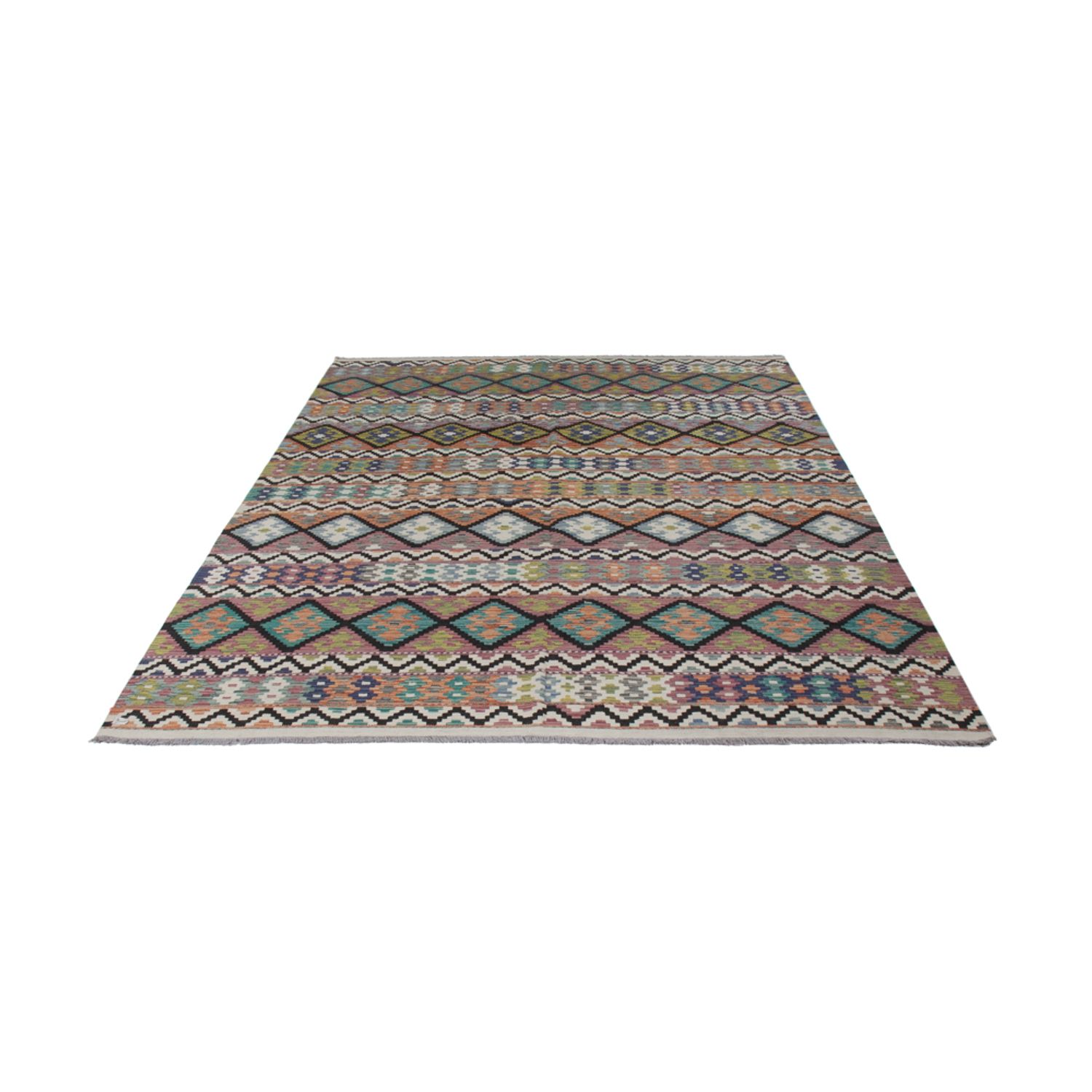 Kelim Rug - Splash - 288 x 203 cm - multicolored