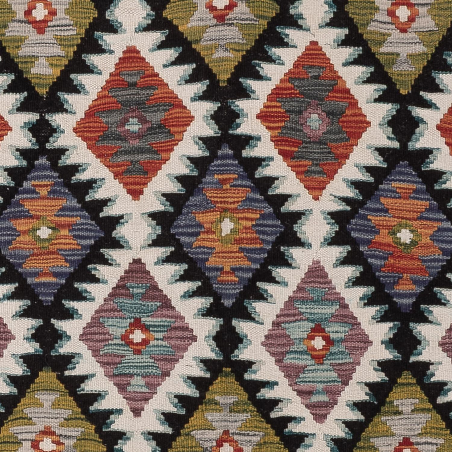 Kelimteppe - Splash - 303 x 206 cm - flerfarget