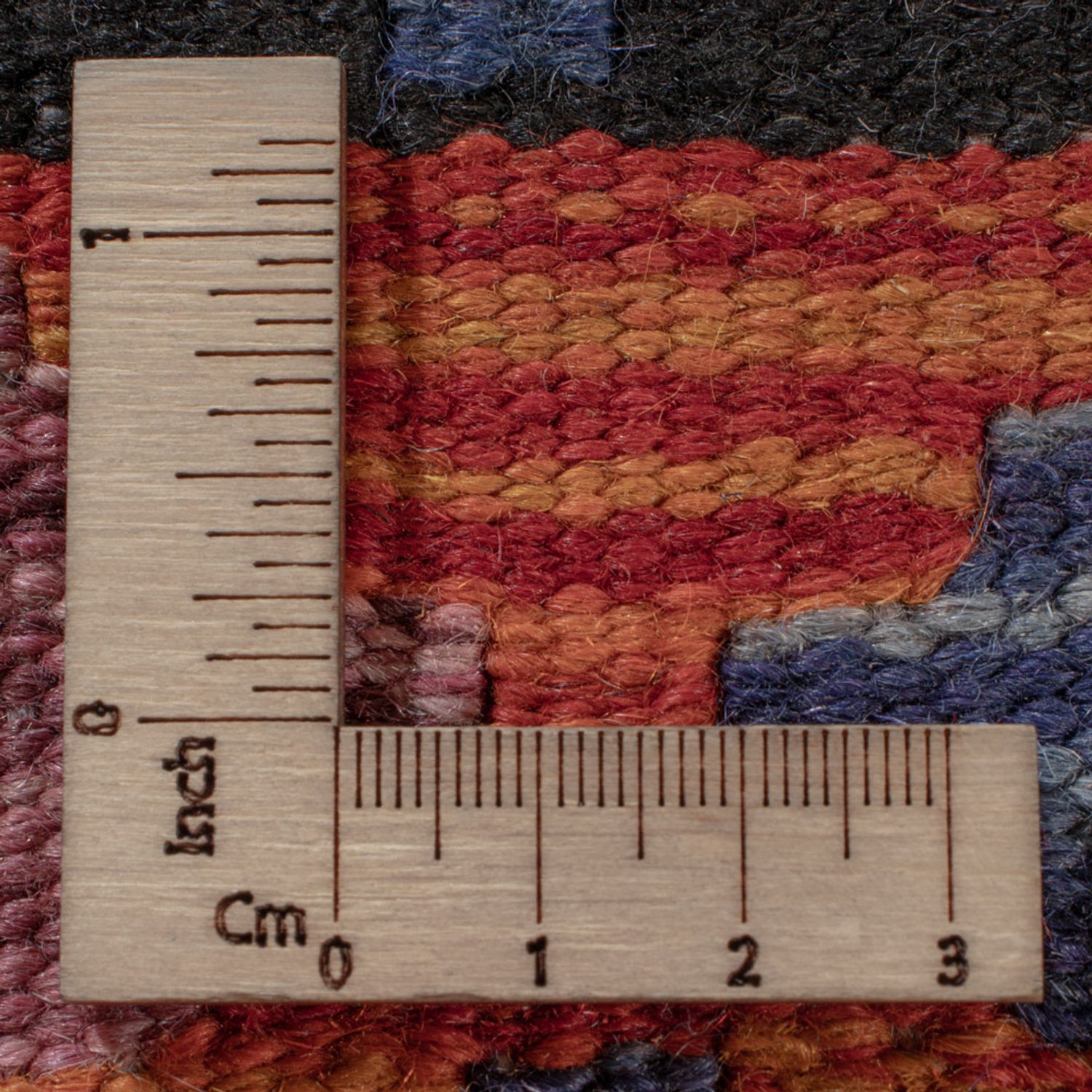 Kelimteppe - Splash - 303 x 206 cm - flerfarget