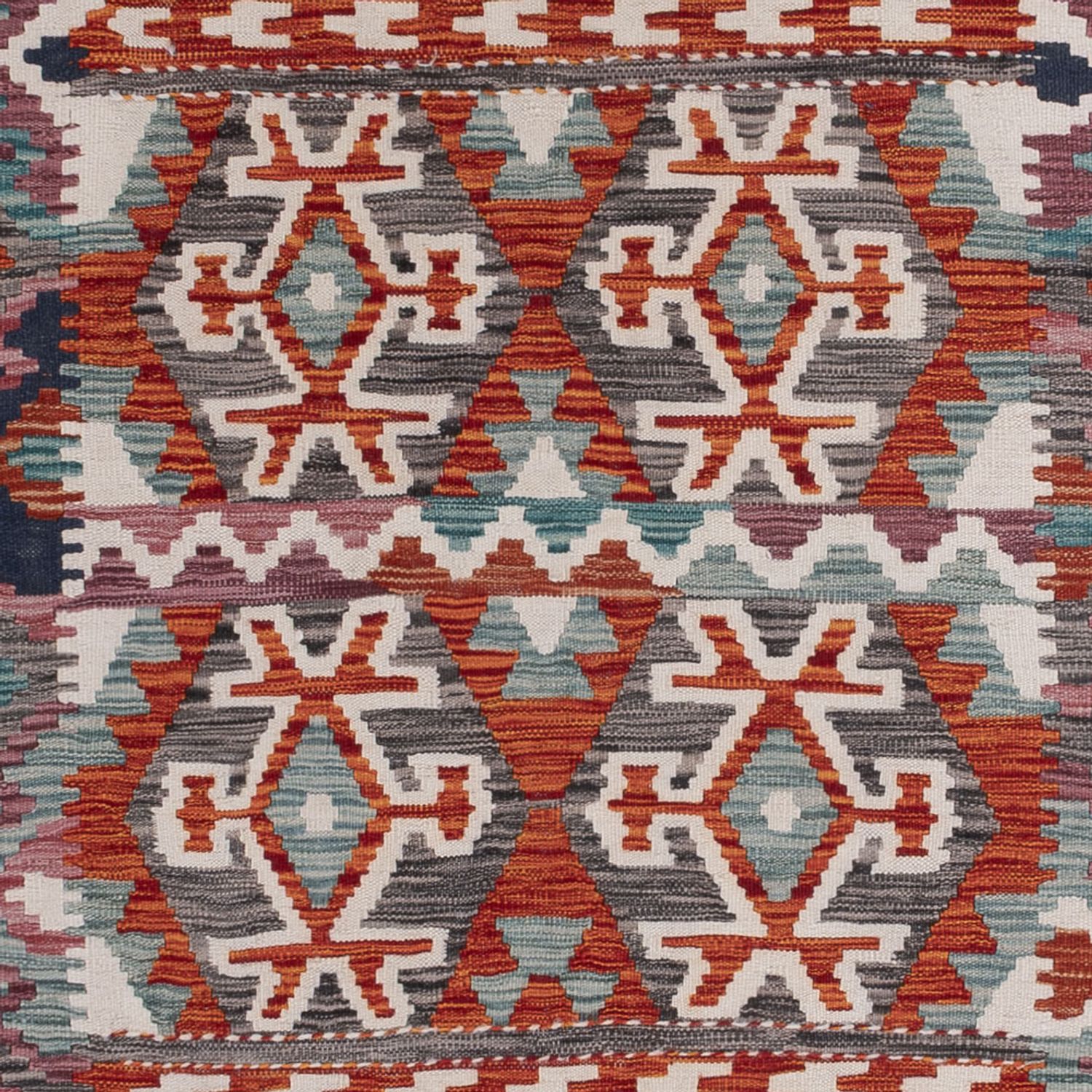 Kelimteppe - Splash - 309 x 209 cm - flerfarget