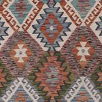 Kelimteppe - Splash - 316 x 205 cm - flerfarget