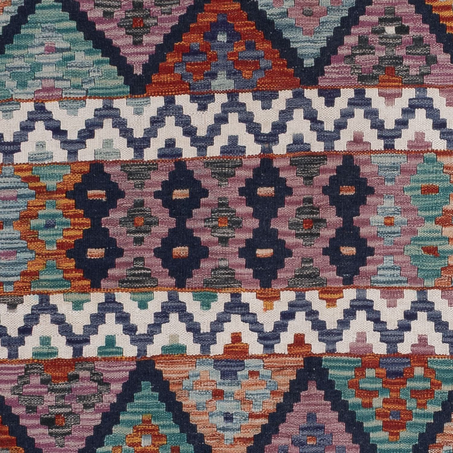 Kelimteppe - Splash - 241 x 185 cm - flerfarget