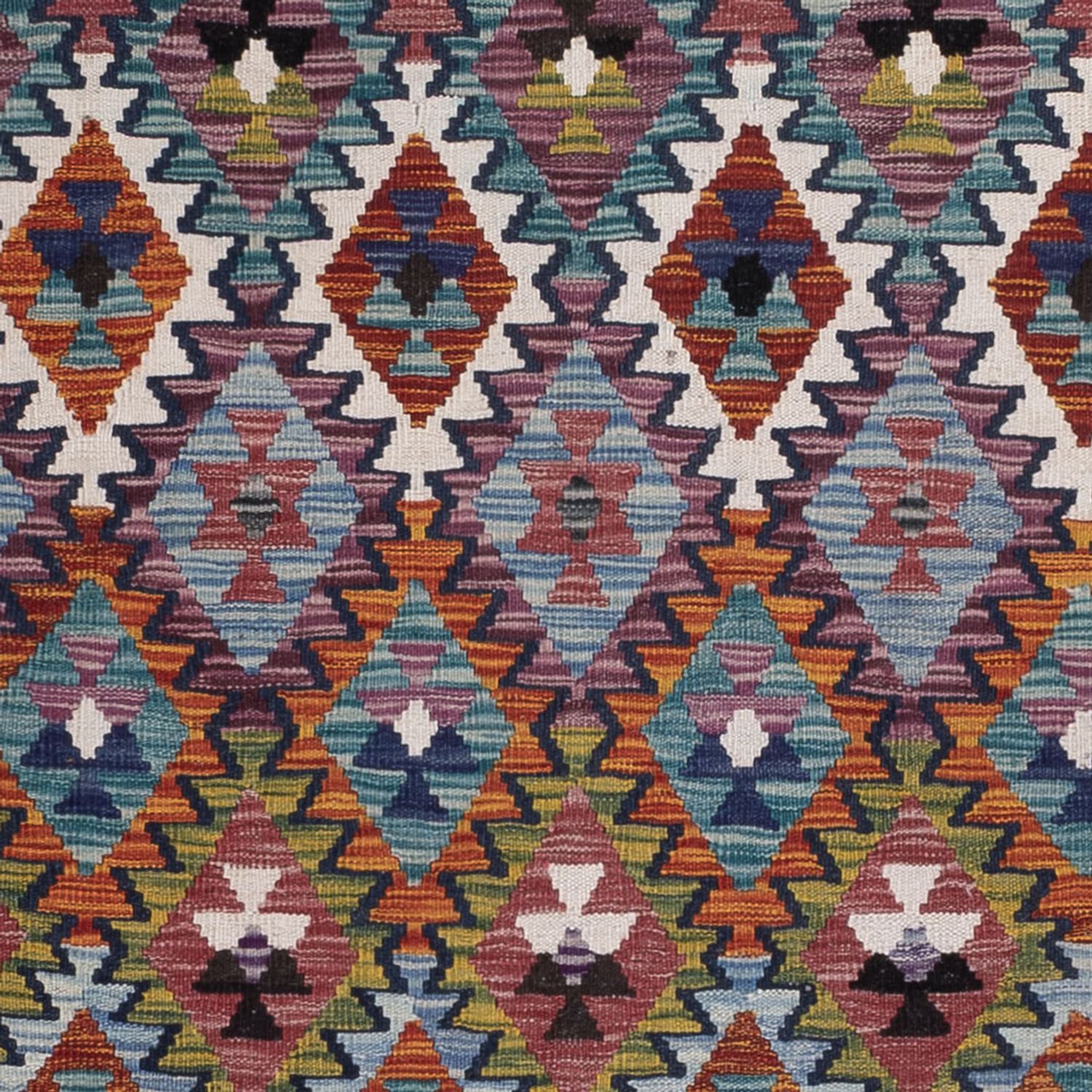 Kelimteppe - Splash - 253 x 167 cm - flerfarget